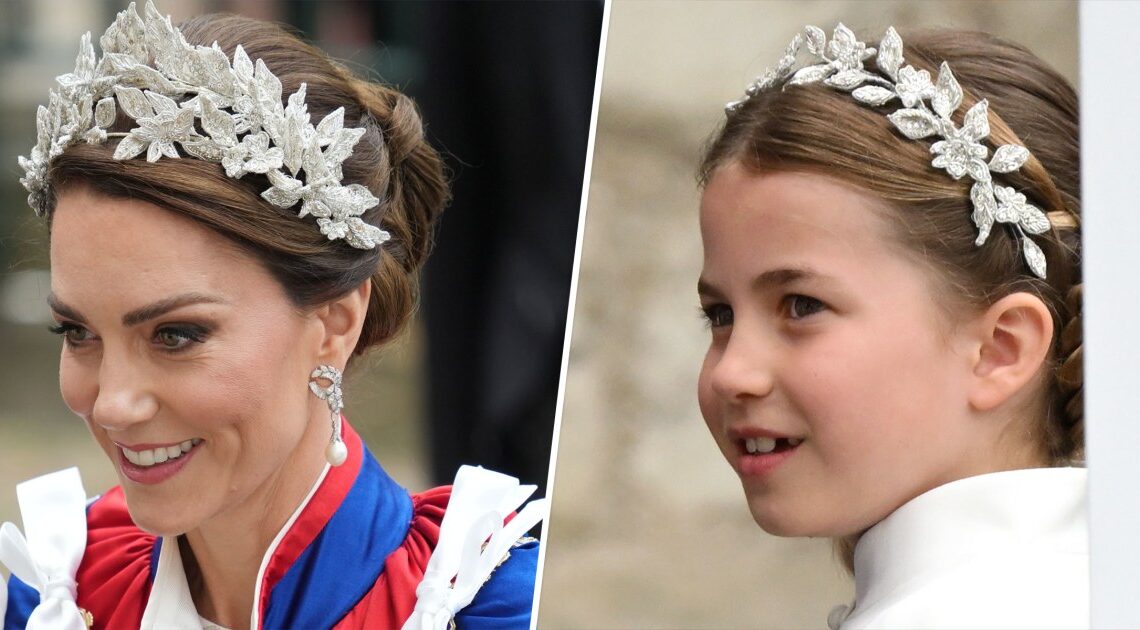 Kate Middleton et la princesse Charlotte portent des coiffes assorties pour le couronnement du roi Charles