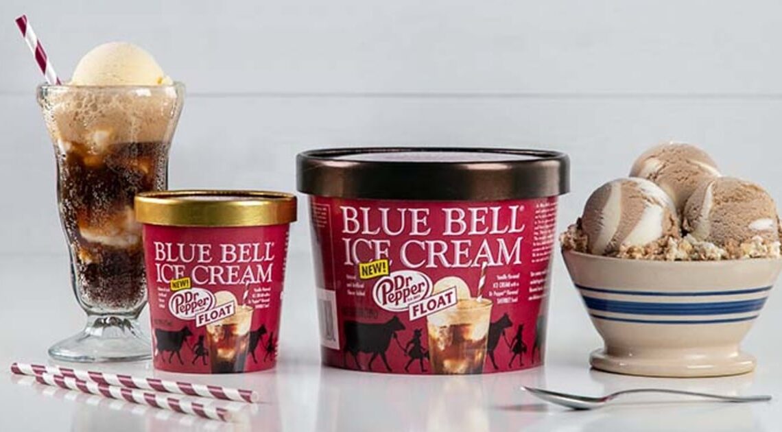 La nouvelle crème glacée Dr Pepper Float de Blue Bell est la gâterie estivale ultime