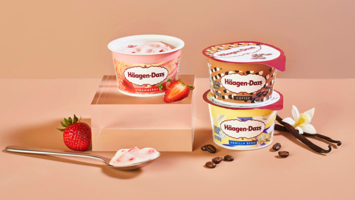 Häagen-Dazs pour le petit déjeuner !  La marque de crème glacée arrive au rayon des yaourts