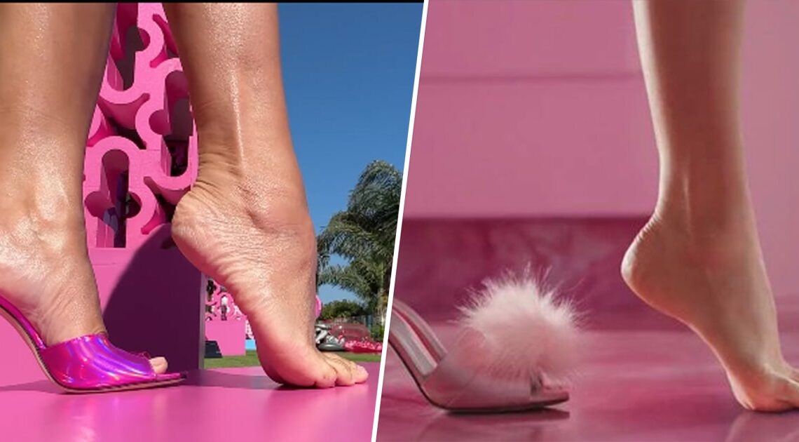 Chrissy Teigen tente de recréer la photo virale des pieds de « Barbie »: « Flawless »